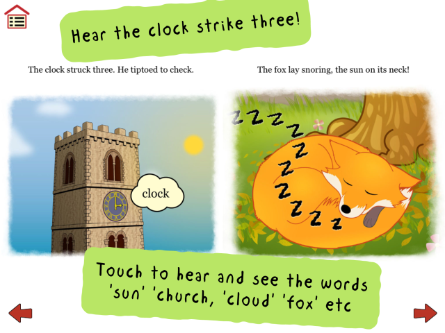 The clock strikes three - image from Ferdinand Fox's Big Sleep app