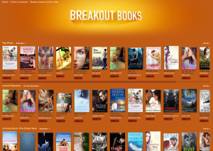 Image of Breakout Books section in the iBooks Store